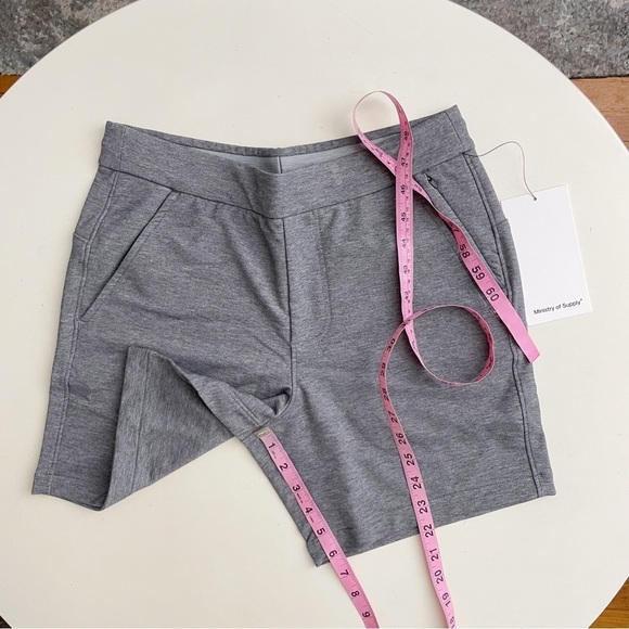 Ministry of Supply Men’s 6” Fusion Terry Short Gray Size XS New - Picture 2 of 9